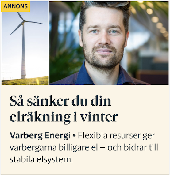 Native-artikel med Varberg Energi