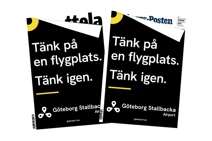 – “GP-wrapen var häftig och lite unik att göra för en flygplats,” säger Josef Khan, VD och Flygplatschef. 